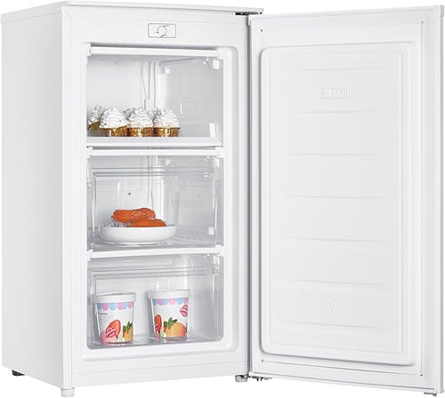 Teknix UC48F2W - White Undercounter Freezer - Garage Safe - E energy - Display