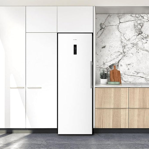 Teknix TH60TNFW - White Freestanding Frost Free Freezer - Garage Safe  - E energy
