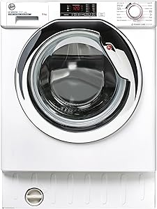 Hoover HBWS49D1ACE-80 - White 9KG Washing Machine - 1400 RPM - C energy - Display