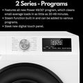 Teknix TK2W814HW - White 8KG Washing Machine - 1400 RPM - A energy