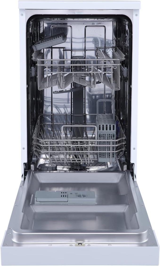 sia SFSD45W - White Freestanding Dishwasher - E energy