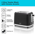 Black + Decker BXTO20077GB - Black Toaster