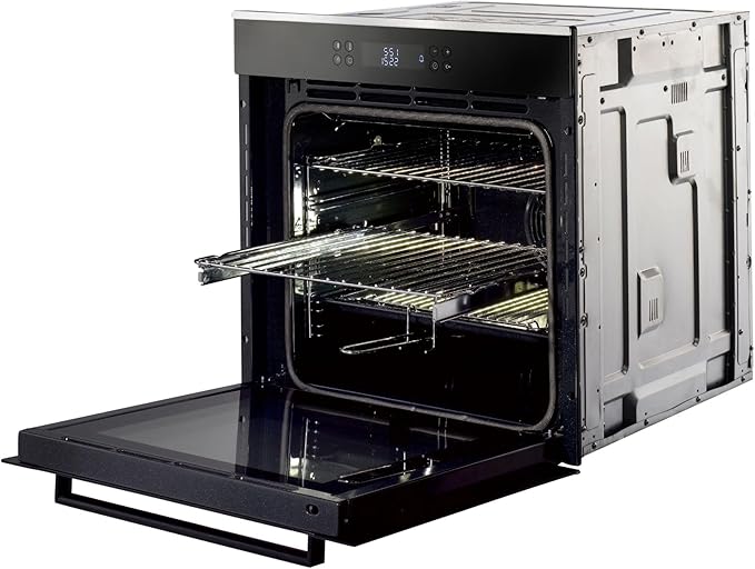 Teknix SCS63PX - Stainless steel Built in Electric Single Oven - Pyrolytic cleaning - A energy