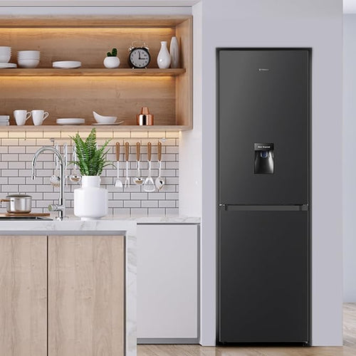 Teknix FFH1825WB/E - Black Freestanding 50/50 Frost Free Fridge Freezer - E energy