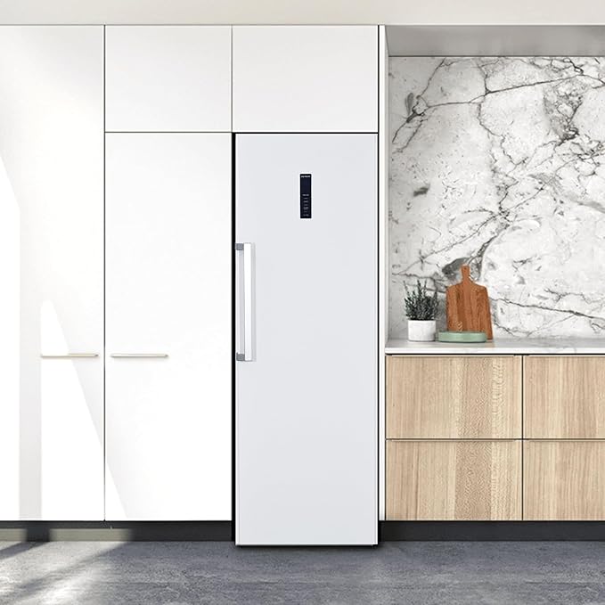 Teknix T60FNF2W - White Freestanding Frost Free Freezer - Garage Safe - E energy