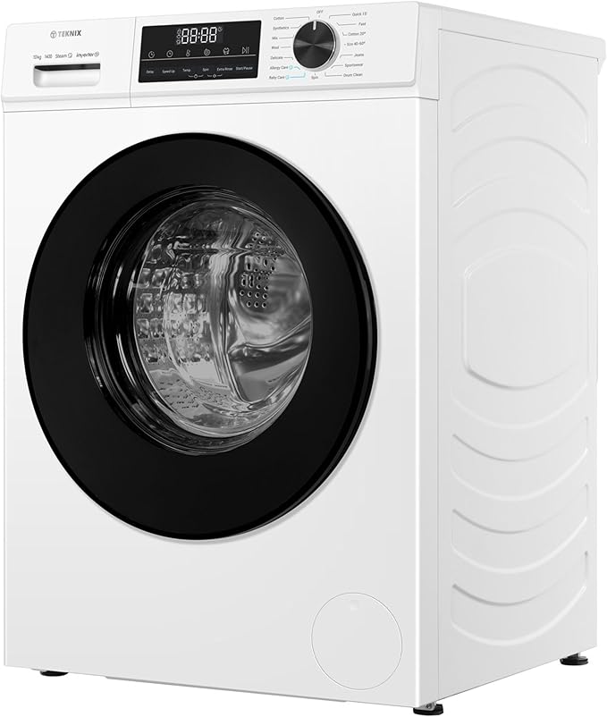 Teknix TK3W1014XW - White 10KG Washing Machine - 1400 RPM - A energy