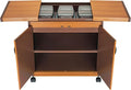 Teknix TK2HOSTT - Teak Food Trolley Warming Drawer