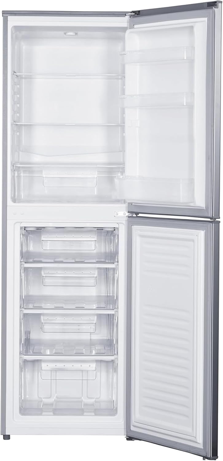 Teknix STF1725X - Inox 50/50 Fridge Freezer - 138L Fridge/110L Freezer - E Rated