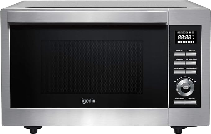 Igenix IG3095 - Stainless steel Freestanding Microwave