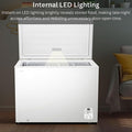 Teknix CH297 - White 300L Chest Freezer - Garage Safe - Digital Temperature Control - E Energy Rating