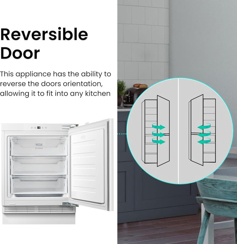 Teknix BITHUZ4 - Under counter Freezer - E energy - Display