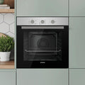 Teknix BITK263GSX - Stainless Steel 63L Gas Oven - Built-in-LPG convertible - A Energy Rating