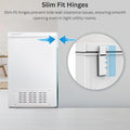 Teknix CH297 - White 300L Chest Freezer - Garage Safe - Digital Temperature Control - E Energy Rating