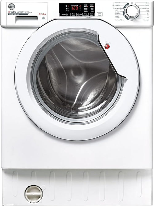 Hoover HBD 485D1E/1-80 - White 8KG Integrated Washer Dryer - 1400 RPM - E energy