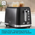 Black + Decker BXTO20077GB - Black Toaster