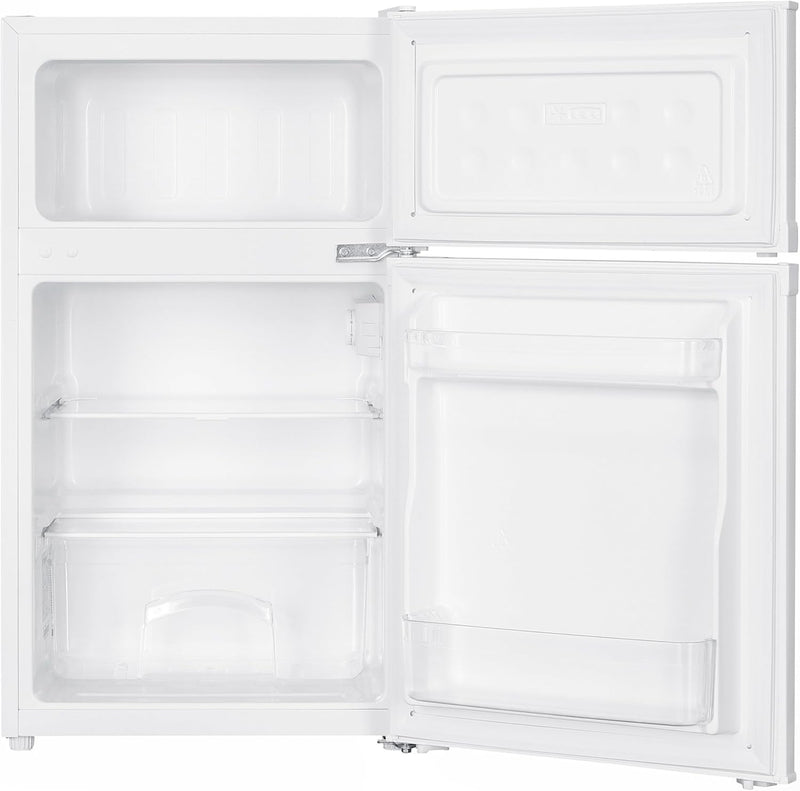 Teknix UCFFH48W - White Under Counter Fridge Freezer- Garage Safe - 86L - E Energy