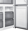 Teknix TMD19091SIBI - Dark Inox American Fridge Freezer - 503L Capacity - E Energy Rating