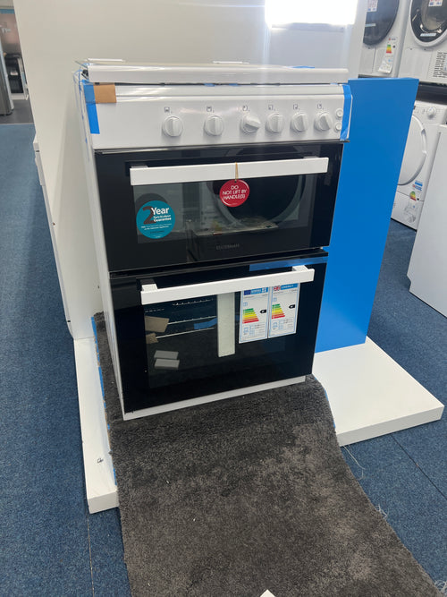 Statesman GDL60W2 - White 4 Zone Gas Cooker - Manual cleaning - A+ energy - Unboxed