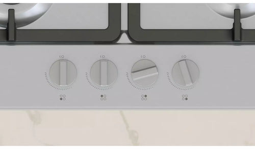 Neff T26GKH8N0 - Stainless Steel Gas Hob - 4 Zones with Wok Burner