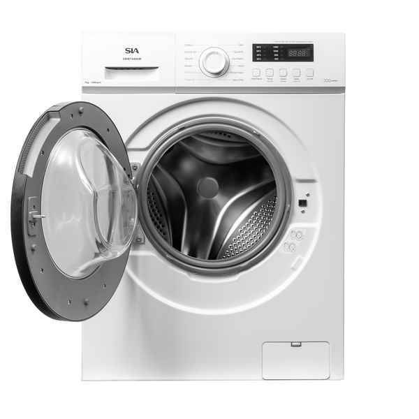 sia SWM7440W - White Freestanding Washing Machine - 1400 RPM - E energy