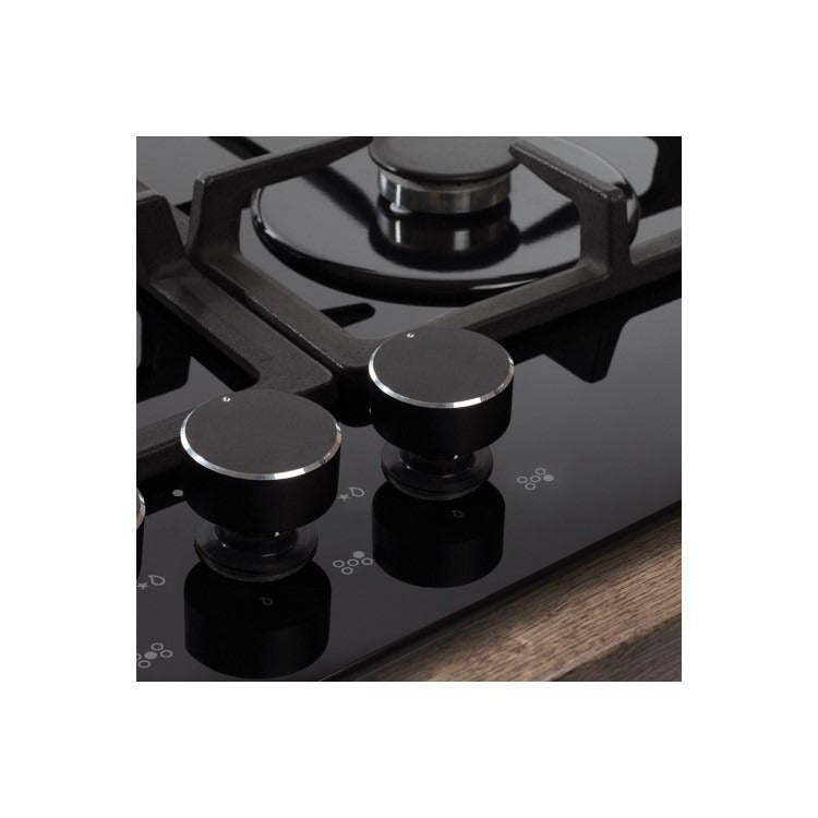 Amica AGVH7300BL - Gas on Glass 5 Zone Gas Hob