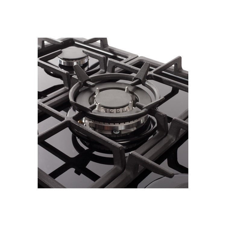 Amica AGVH7300BL - Gas on Glass 5 Zone Gas Hob