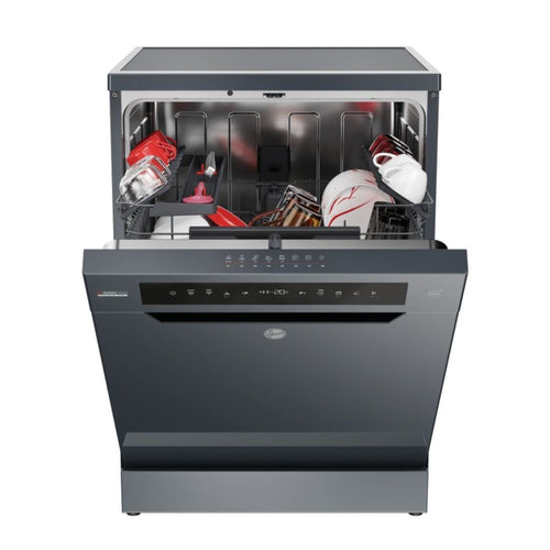 Hoover HF 4C7L0A-80 - Antracite 14 Place Dishwasher - Freestanding - Energy Class C