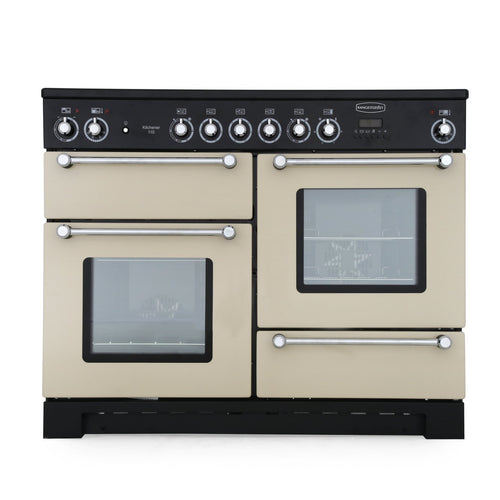 Rangemaster Kitchener KCH110ECCR/C - Cream/Chrome 110cm Range Cooker - A Energy Rated