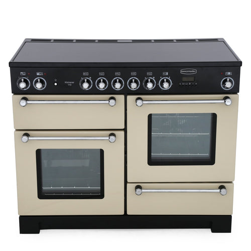 Rangemaster Kitchener KCH110ECCR/C - Cream/Chrome 110cm Range Cooker - A Energy Rated