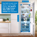 Bosch Series 2 KBN96NSE1G - Integrated XXL No Frost Fridge Freezer - 383L - E Energy Rating