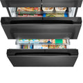 Midea MDRF692FIE46 - Inox 516L American Fridge Freezer - French Door & Freezer Drawer - No Frost - E Energy