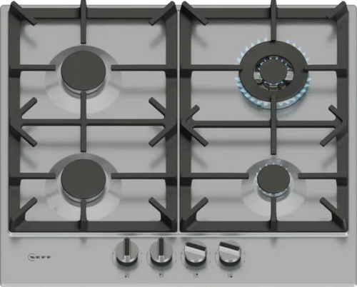 Neff T26CIH8N0 - Stainless Steel 60cm Gas Hob - 4 Burners