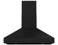 Rangemaster RDLXHD100PGBL/AB1 100 Deluxe Cooker Hood – Gloss Black / Antique Brass