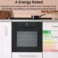 Teknix  BITK264ESB - Black Single Oven - 70L Capacity - A Energy Rating