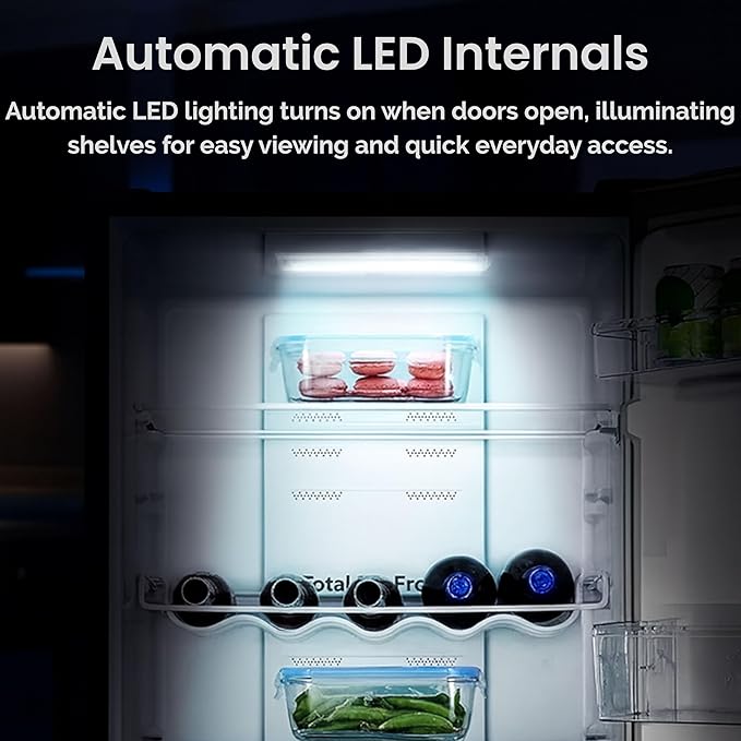 Teknix FFPH1825PB 256L Fridge Freezer - Total No Frost - E energy