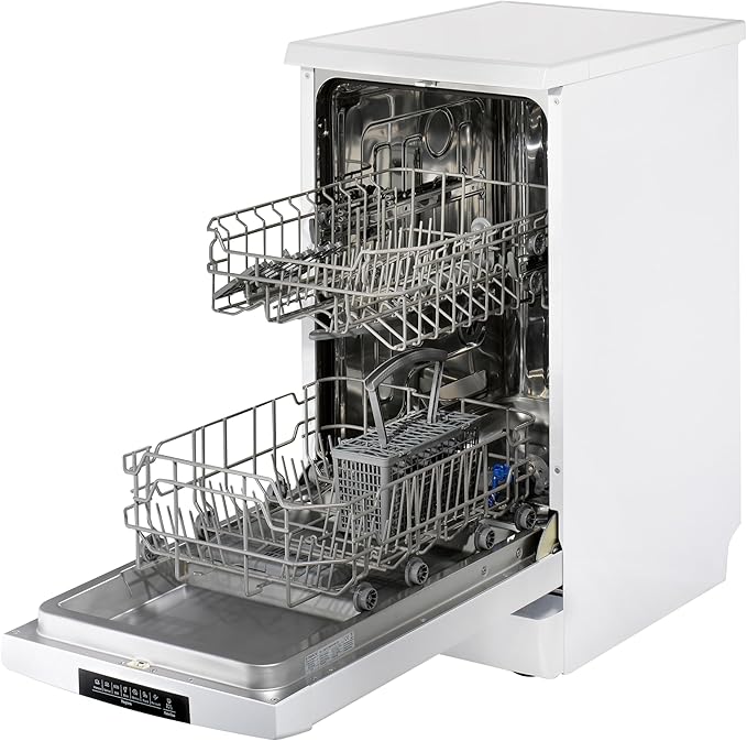 Teknix TFD455W - White Freestanding Dishwasher - E energy - Display