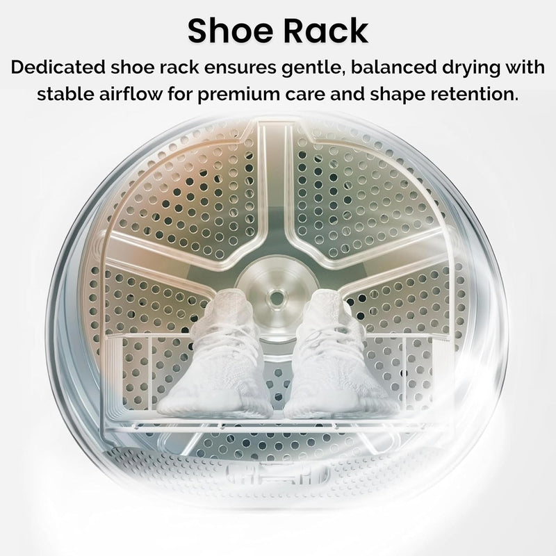 Teknix TKHP9HW - White 9KG Heat Pump Condenser Dryer - E energy