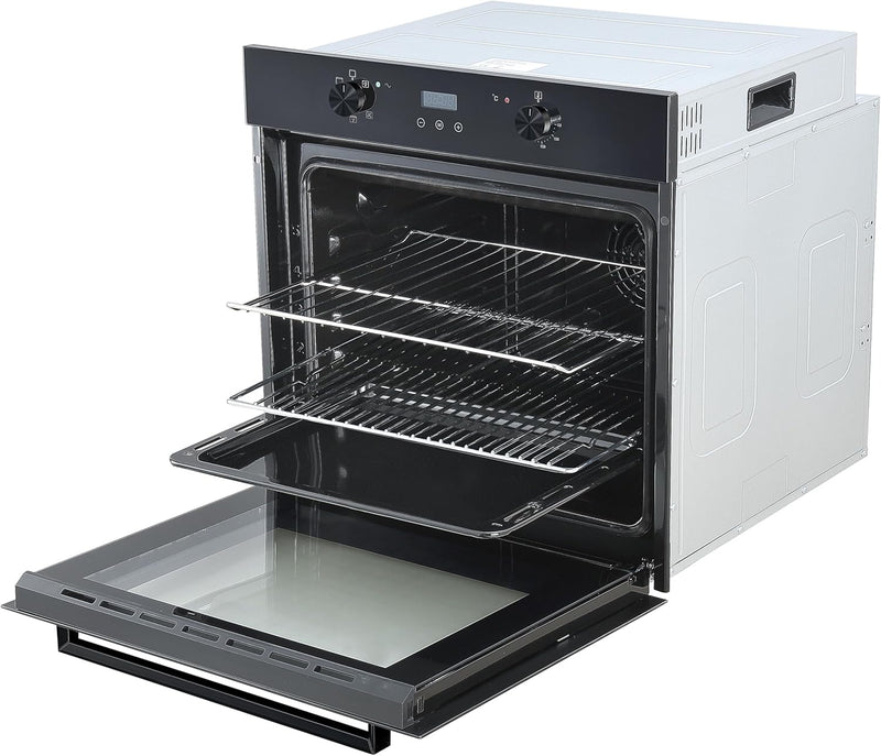 Teknix  BITK264ESB - Black Single Oven - 70L Capacity - A Energy Rating