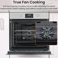 Teknix BITK264ESX - Stainless Steel Single Oven - 70L Capacity - A Energy Rating - Display