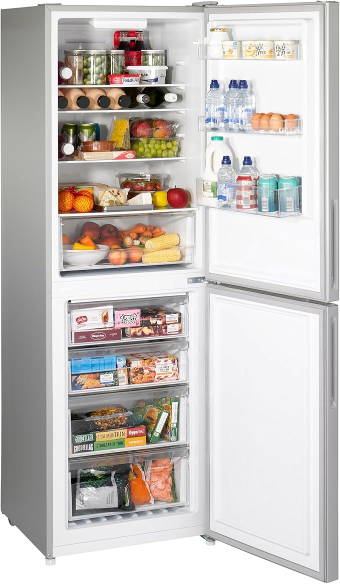 Teknix FF1860S/E - Silver Freestanding 50/50 Frost Free Fridge Freezer - E energy