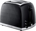 Russell Hobbs 26061 - Black 2 Slice Toaster - Extra Wide Slots - 6 Browning Levels