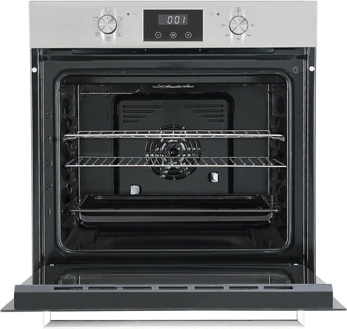 Teknix BITK264ESX - Stainless Steel Single Oven - 70L Capacity - A Energy Rating - Display
