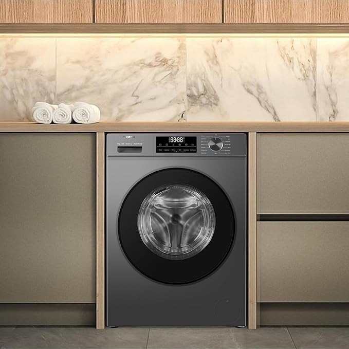 Teknix TK3W1014XS - Graphite 10KG Washing Machine - 1400 RPM - A energy