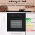 Teknix BITK263ESB - Black 55L Single Oven - Slim Depth - A Energy