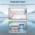 Teknix BITHTZFF - White 235L Integrated Tall Freezer - Garage Safe - Total No Frost - E energy