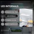 Teknix TL1435W - White Larder Fridge - F energy