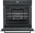 Teknix  BITK264ESB - Black Single Oven - 70L Capacity - A Energy Rating