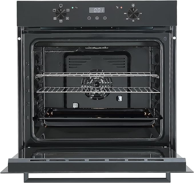 Teknix  BITK264ESB - Black Single Oven - 70L Capacity - A Energy Rating