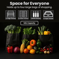 Teknix STF1448B - Black Fridge Freezer - 144cm - E Energy Rating