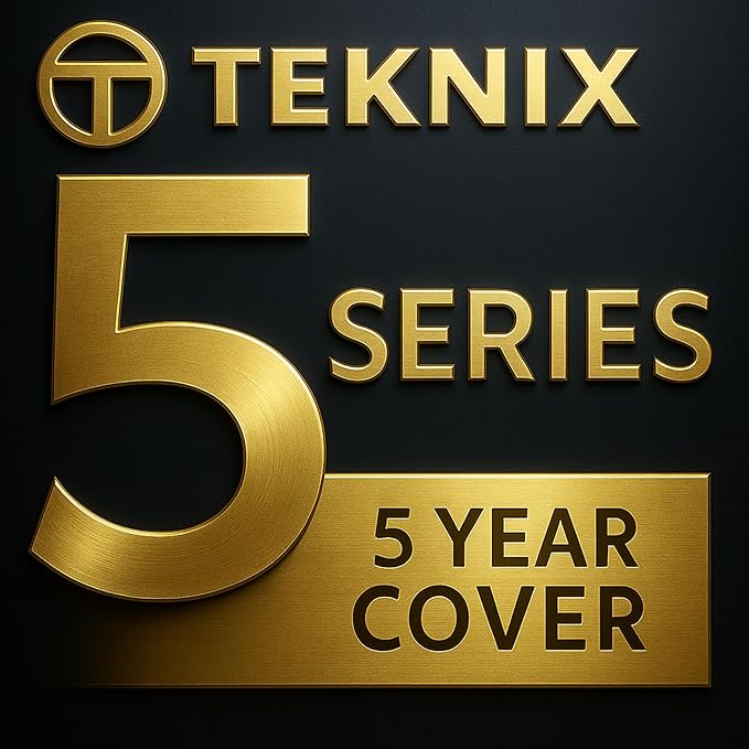 Teknix TK5W1214HS - Titanium 12KG Washing Machine - 1400 RPM - A energy